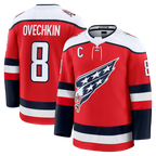 Johmsee W.Capitals #8 Alexander Ovechkin Red Alternate Premium Player Jerseys