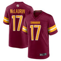 Johmsee W.Commanders Home Game Jerseys - Burgundy - #17 Terry McLaurin Player Stitched Jerseys