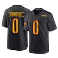 Johmsee W.Commanders #0 Mike Sainristil Player Black Home Game Stitched Jerseys