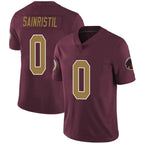 Johmsee W.Commanders #0 Mike Sainristil Player Burgundy Alternate Vapor Untouchable Limited  Stitched Jerseys