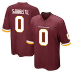 Johmsee W.Commanders #0 Mike Sainristil Player Burgundy Team Color Home Game Stitched Jerseys