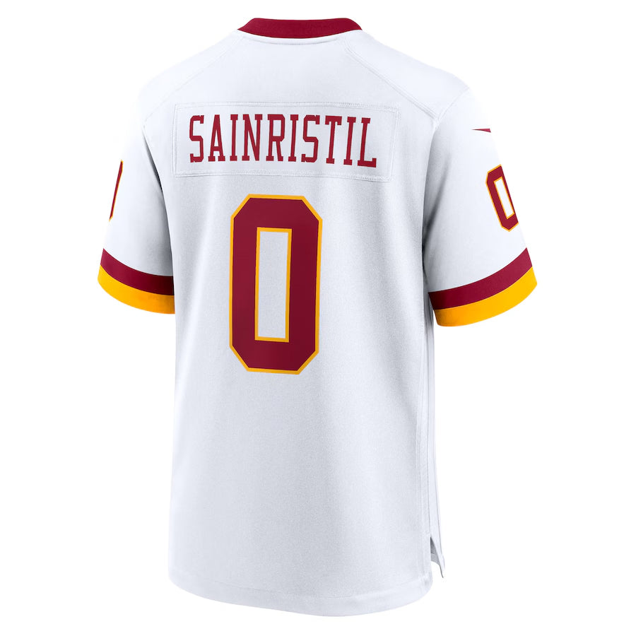 Johmsee W.Commanders #0 Mike Sainristil Player White Game Stitched Jerseys