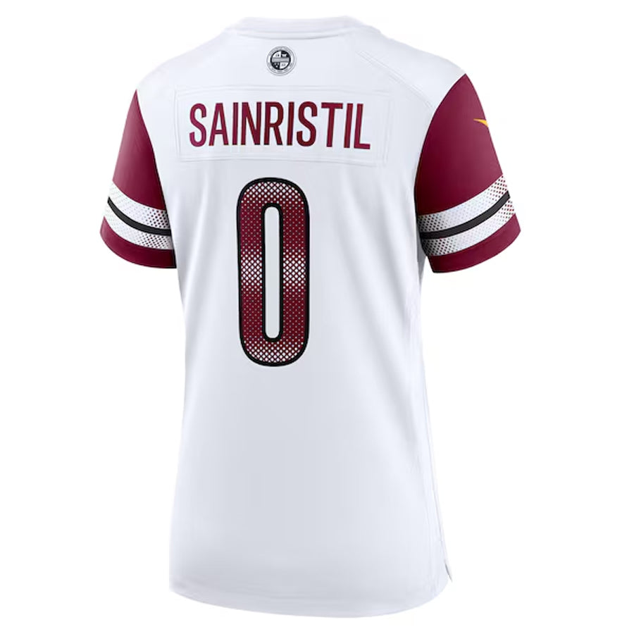 Johmsee W.Commanders #0 Mike Sainristil Player White Home Game Stitched Jerseys