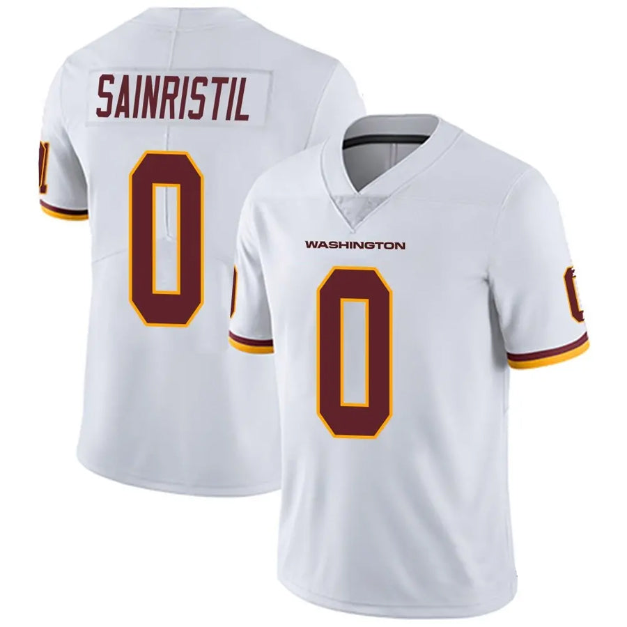 Johmsee W.Commanders #0 Mike Sainristil Player White Vapor Untouchable Limited Stitched Jerseys
