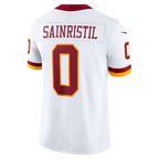 Johmsee W.Commanders #0 Mike Sainristil White Vapor F.U.S.E. Stitched Limited Stitched Jerseys