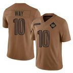Johmsee W.Commanders #10 Tress Way Player Brown Limited Salute To Service Home Game Stitched Jerseys