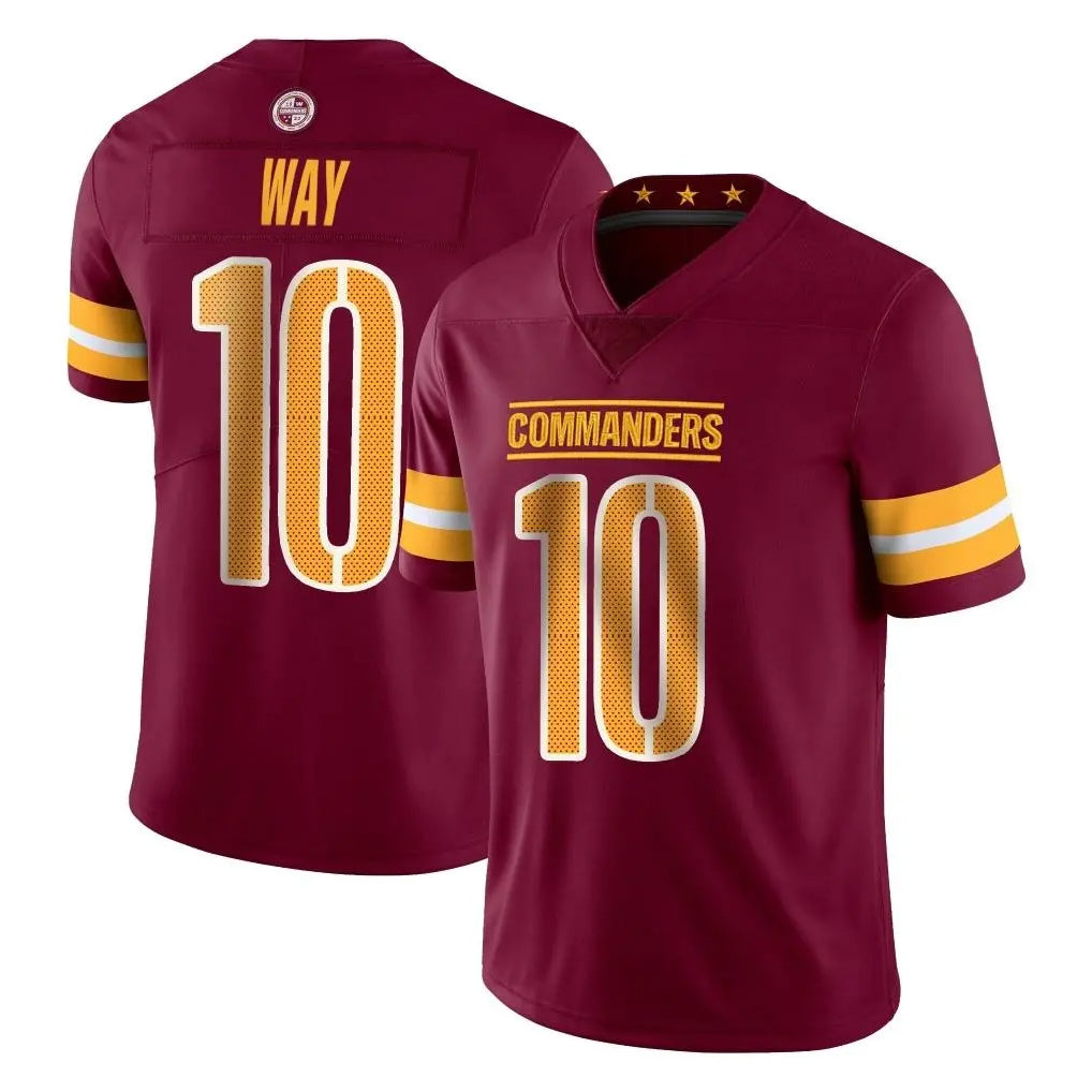 Johmsee W.Commanders #10 Tress Way Player Burgundy Limited Vapor Home Game Stitched Jerseys