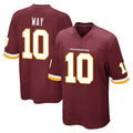 Johmsee W.Commanders #10 Tress Way Player Burgundy Team Color Home Game Stitched Jerseys