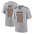 Johmsee W.Commanders #10 Tress Way Player Gray Atmosphere Fashion Home Game Stitched Jerseys