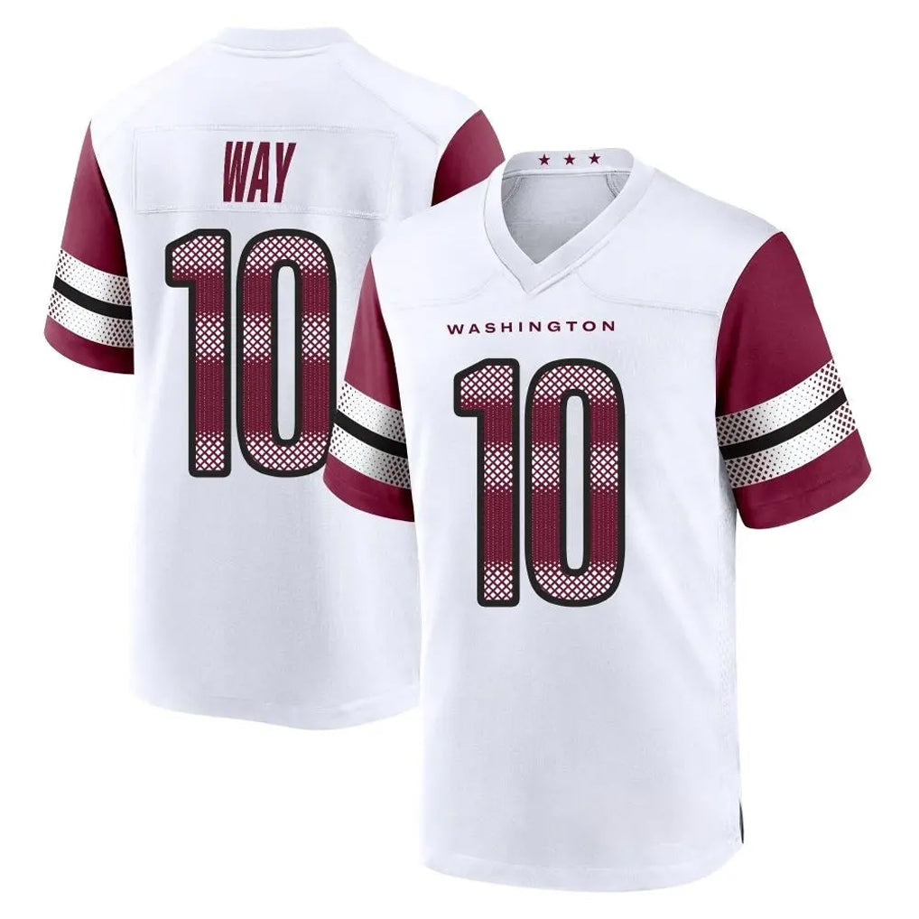 Johmsee W.Commanders #10 Tress Way Player White Game Home Stitched Jerseys