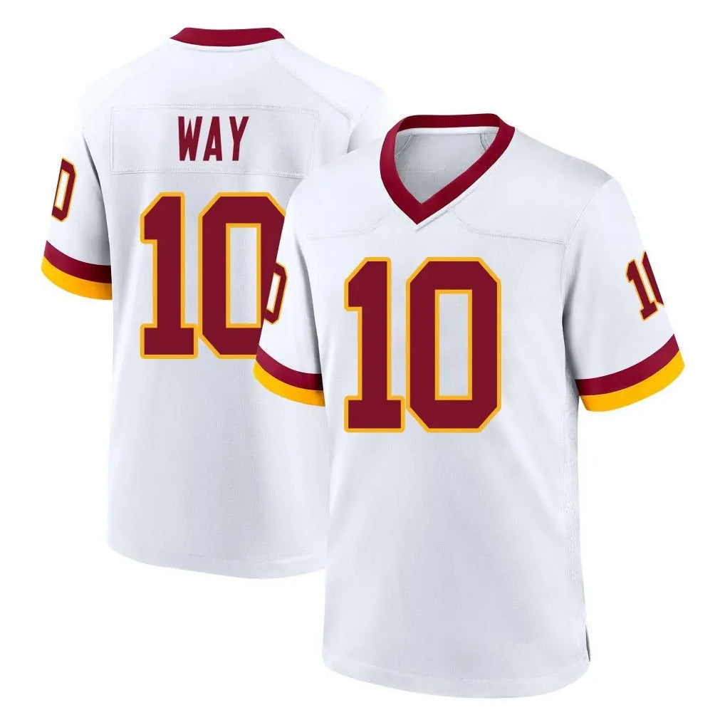 Johmsee W.Commanders #10 Tress Way Player White Home Game Stitched Jerseys