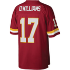 Johmsee W.Commanders #17 Doug Williams Mitchell & Ness Burgundy Legacy Replica Stitched Puhic Jersey
