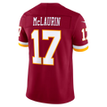 Johmsee W.Commanders #17 Terry McLaurin Burgundy Team Vapor F.U.S.E. Stitched Limited Jerseys