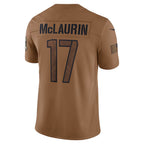 Johmsee W.Commanders #17 Terry McLaurin Player Brown Salute To Service Limited Stitched Jerseys