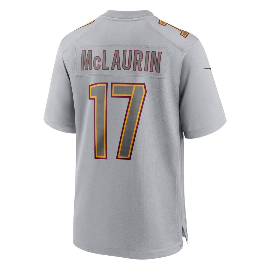 JohmseeW.Commanders #17 Terry McLaurin Player Gray Fashion Game Stitched Jerseys