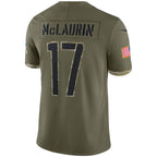 Johmsee W.Commanders #17 Terry McLaurin Player Olive Salute To Service Limited Stitched Jerseys