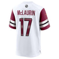Johmsee W.Commanders #17 Terry McLaurin Player WHITE Game Stitched Jerseys