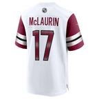 Johmsee W.Commanders #17 Terry McLaurin Player WHITE Game Stitched Jerseys