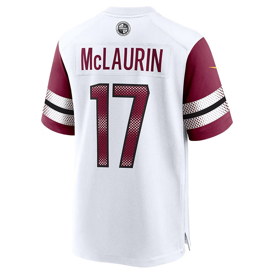 Johmsee W.Commanders #17 Terry McLaurin Player WHITE Game Stitched Jerseys