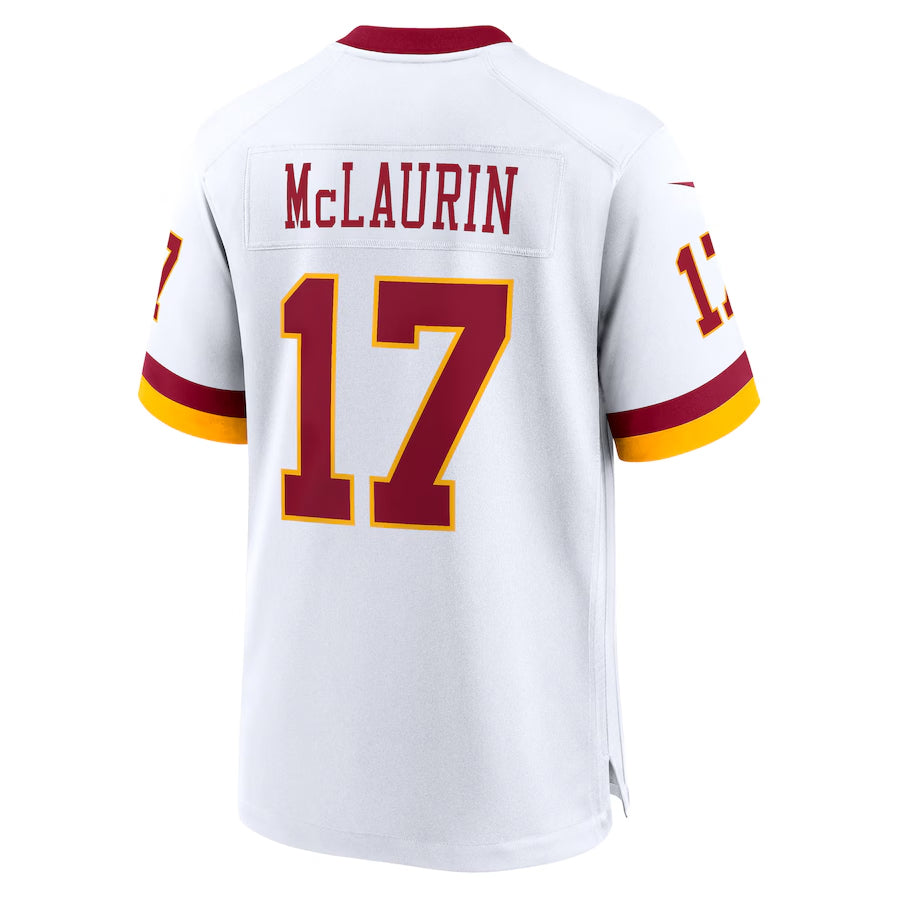 Johmsee W.Commanders #17 Terry McLaurin Player White Home Game Stitched Jerseys