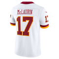 Johmsee W.Commanders #17 Terry McLaurin White Vapor F.U.S.E. Stitched Limited Jerseys