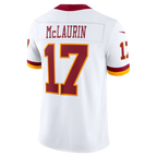 Johmsee W.Commanders #17 Terry McLaurin White Vapor F.U.S.E. Stitched Limited Jerseys