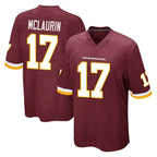 Johmsee W.Commanders #17 Terry Mclaurin Player Burgundy Team Color Home Game Stitched Jerseys