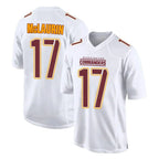 Johmsee W.Commanders #17 Terry Mclaurin Player White Tundra Fashion Home Game Stitched Jerseys