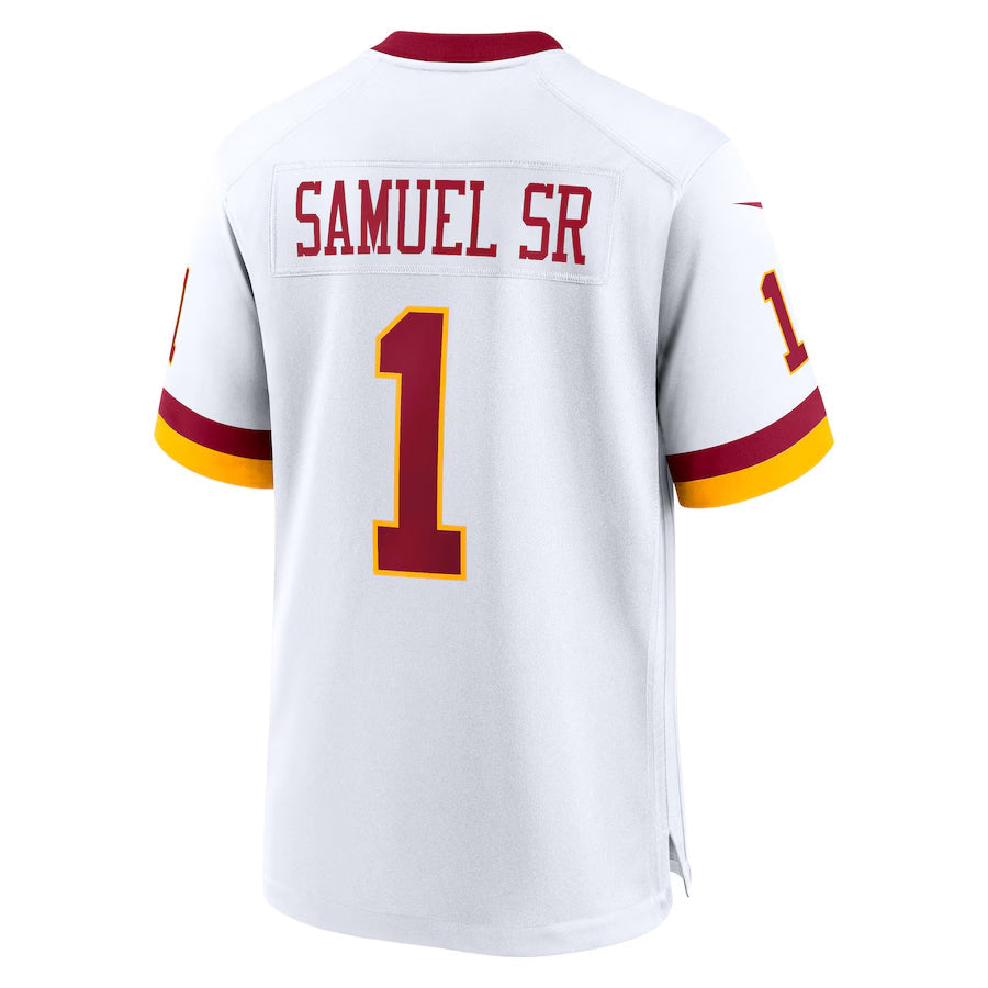 Johmsee W.Commanders #1 Deebo Samuel Sr Player White Game Stitched Jerseys