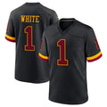 Johmsee W.Commanders #1 Rachaad White Player Black Limited Home Game Stitched Jerseys