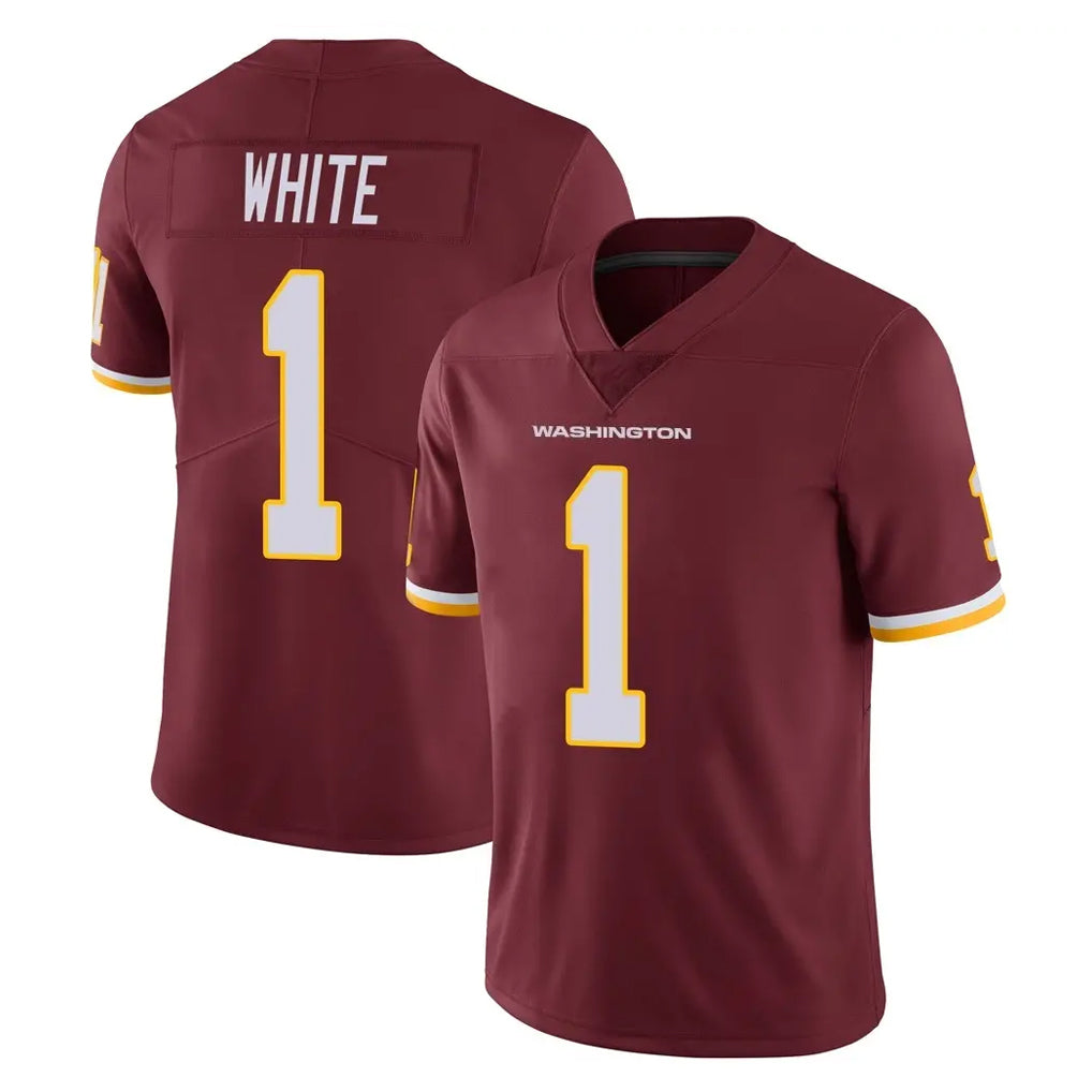 Johmsee W.Commanders #1 Rachaad White Player Burgundy Limited Team Color Vapor Untouchable Home Game Stitched Jerseys