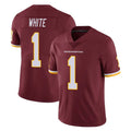 Johmsee W.Commanders #1 Rachaad White Player Burgundy Limited Team Color Vapor Untouchable Home Game Stitched Jerseys
