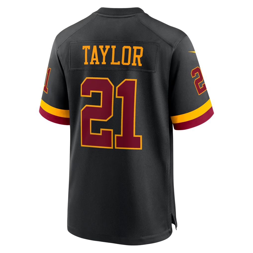 Johmsee W.Commanders #21 Sean Taylor Black Hail Raiser Alternate Retired Player Game Stitched Jerseys