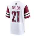 Johmsee W.Commanders #21 Sean Taylor Player White Home Game Stitched Jerseys