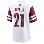 Johmsee W.Commanders #21 Sean Taylor Player White Home Game Stitched Jerseys