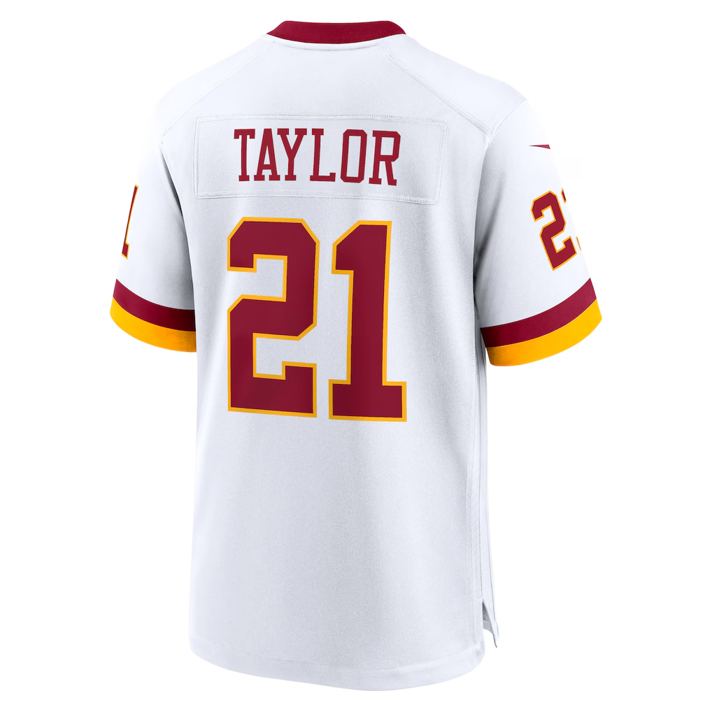 Johmsee W.Commanders #21 Sean Taylor White Game Super Bowl Era Stitched Jerseys