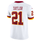 Johmsee W.Commanders #21 Sean Taylor White Vapor F.U.S.E. Stitched Retired Limited Stitched Jerseys