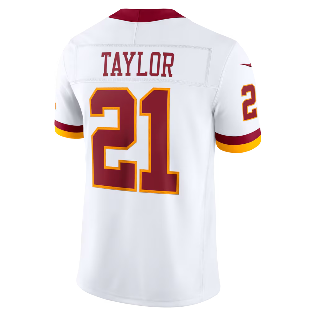 Johmsee W.Commanders #21 Sean Taylor White Vapor F.U.S.E. Stitched Retired Limited Stitched Jerseys