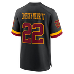 Johmsee W.Commanders #22 Jacory Croskey-Merritt Black Hail Raiser Alternate Game Stitched Jerseys
