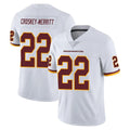 Johmsee W.Commanders #22 Jacory Croskey-Merritt Player White Limited Vapor Untouchable Home Game Stitched Jerseys