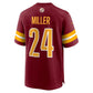 W.Commanders #24 Von Miller Burgundy Team Game Stitched American Football Jerseys
