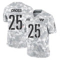 Johmsee W.Commanders #25 Nick Cross Player Arctic Camo Limited Salute To Service Home Game Stitched Jerseys