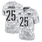 Johmsee W.Commanders #25 Nick Cross Player Arctic Camo Limited Salute To Service Home Game Stitched Jerseys