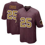 Johmsee W.Commanders #25 Nick Cross Player Burgundy Alternate Home Game Stitched Jerseys