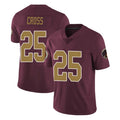 Johmsee W.Commanders #25 Nick Cross Player Burgundy Alternate Vapor Untouchable Home Game Stitched Jerseys