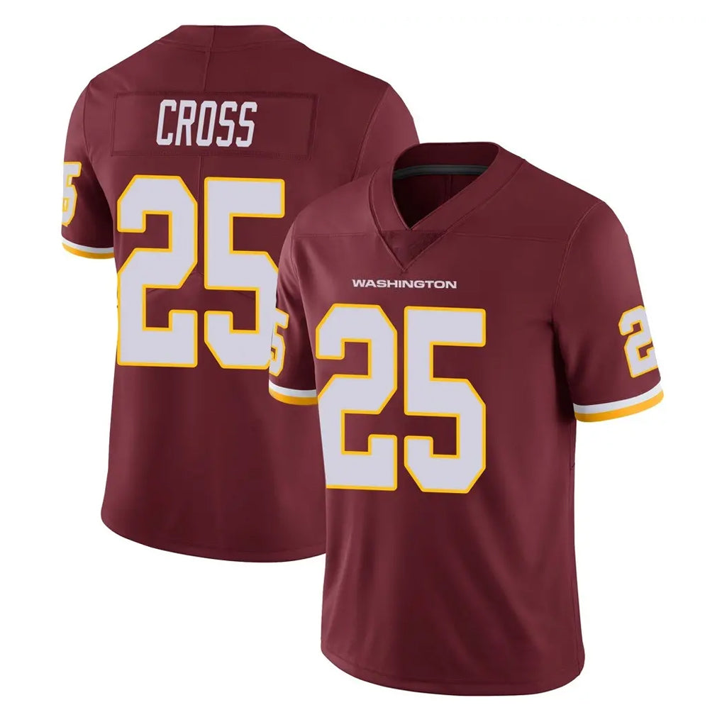 Johmsee W.Commanders #25 Nick Cross Player Burgundy Limited Team Color Vapor Untouchable Home Game Stitched Jerseys