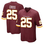 Johmsee W.Commanders #25 Nick Cross Player Burgundy Team Color Home Game Stitched Jerseys