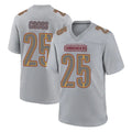 Johmsee W.Commanders #25 Nick Cross Player Gray Atmosphere Fashion Home Game Stitched Jerseys