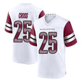 Johmsee W.Commanders #25 Nick Cross Player White Game Home Stitched Jerseys