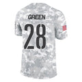 Johmsee W.Commanders #28 Darrell Green Player  Arctic Camo Salute To Service Limited Stitched Jerseys